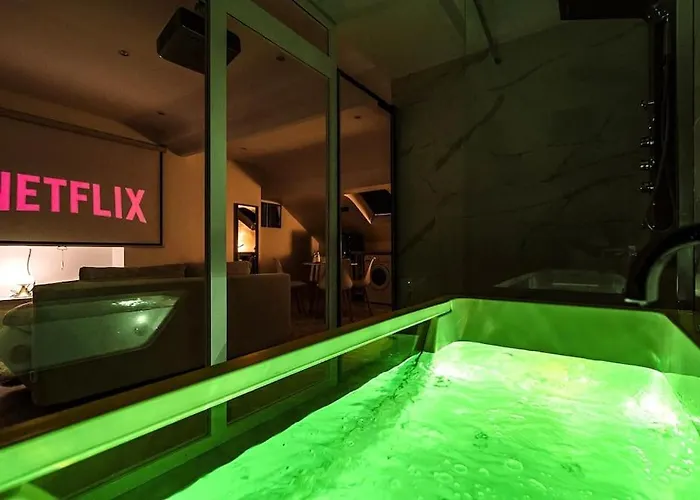 Lägenhet Balneo Hydromassage Et Retroprojecteur